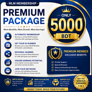Premium Membership Package 5000 BDT